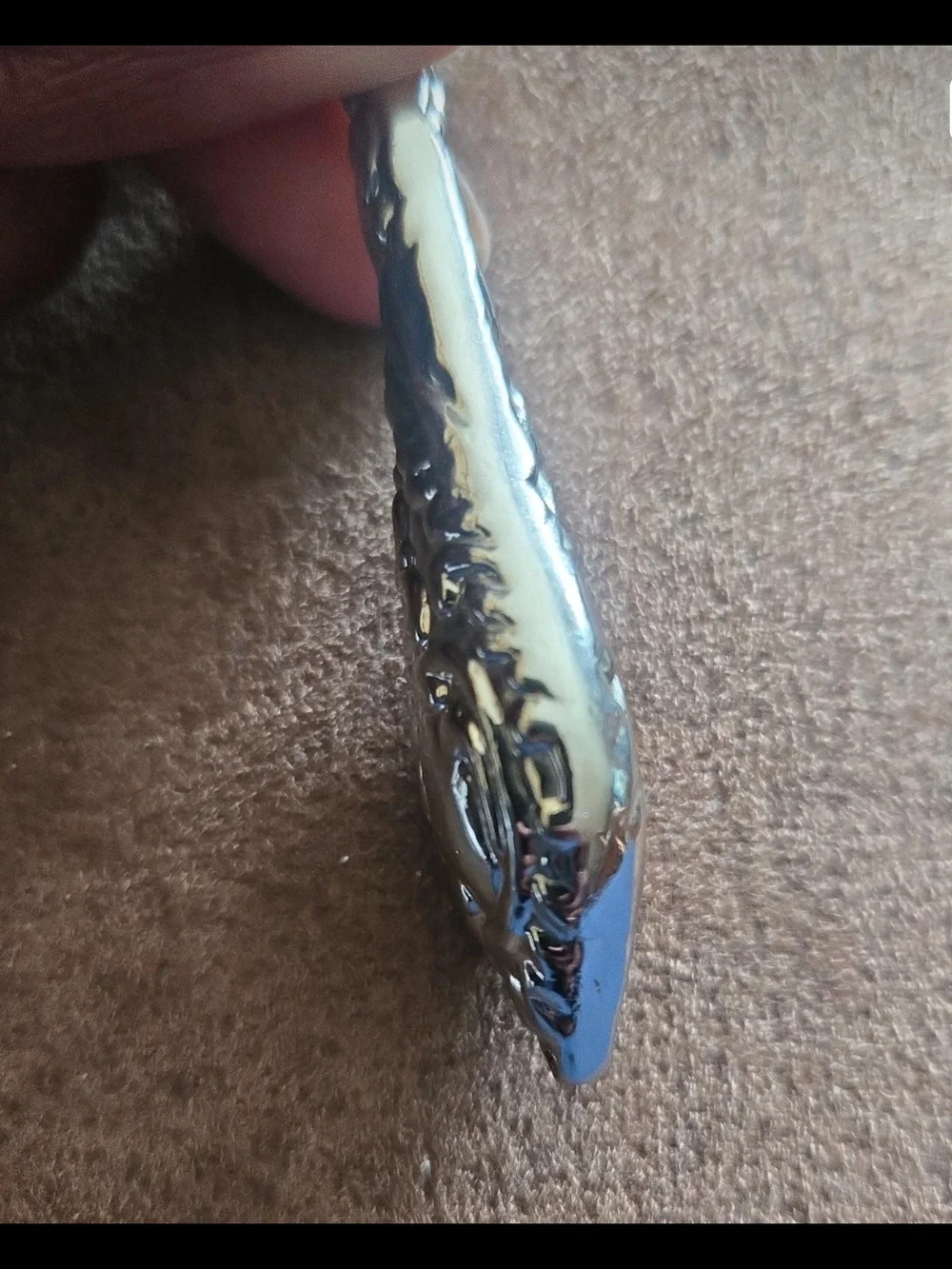 Beautiful vintage magnifying glass with detailed ornate
